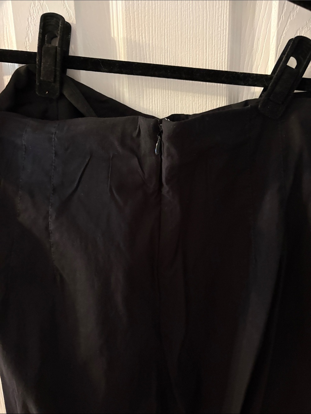 Maeve Black Wide-Leg Sweatpants with Ruffle Hem - Picture 7 of 8
